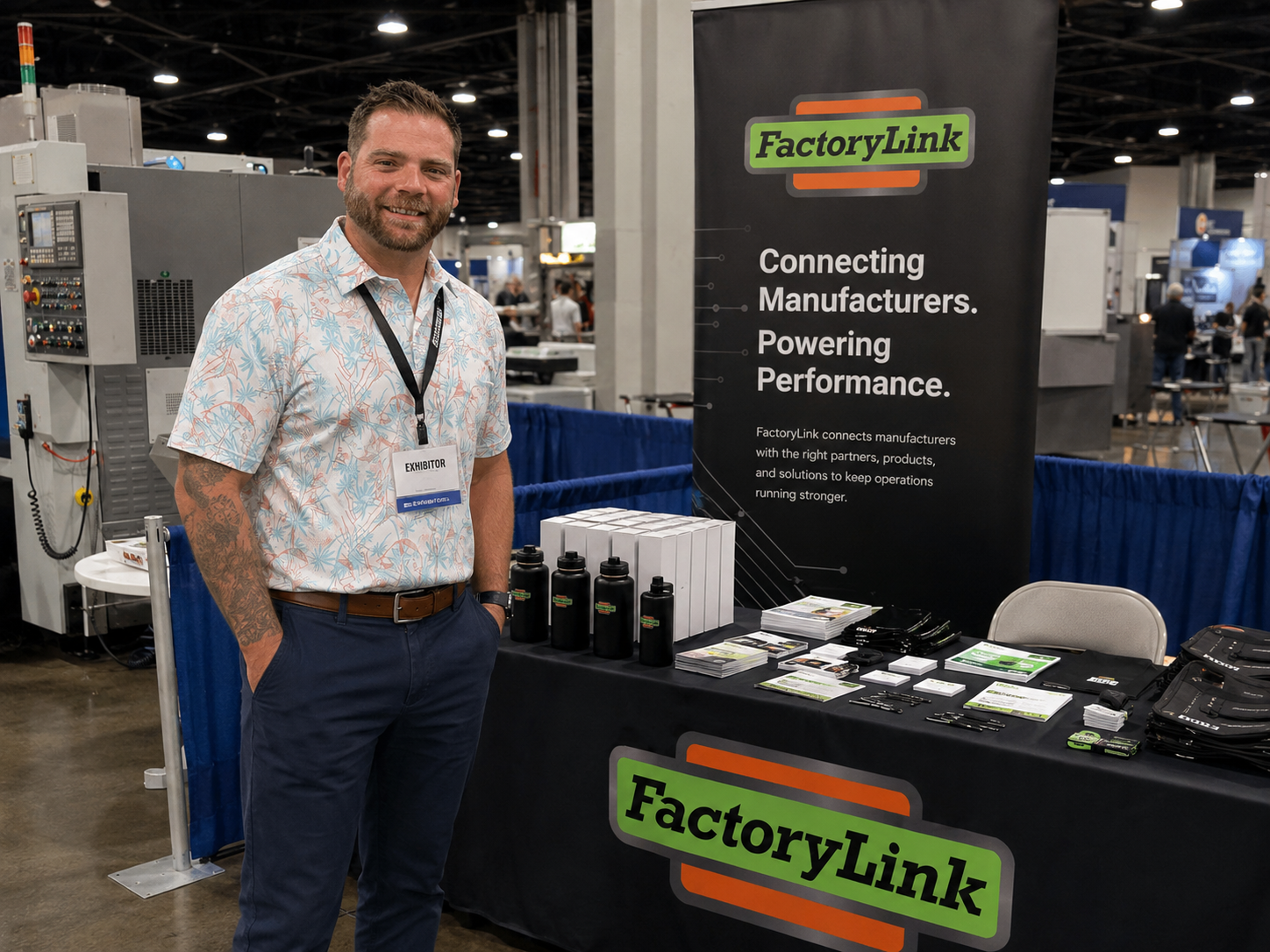 FactoryLink trade show booth